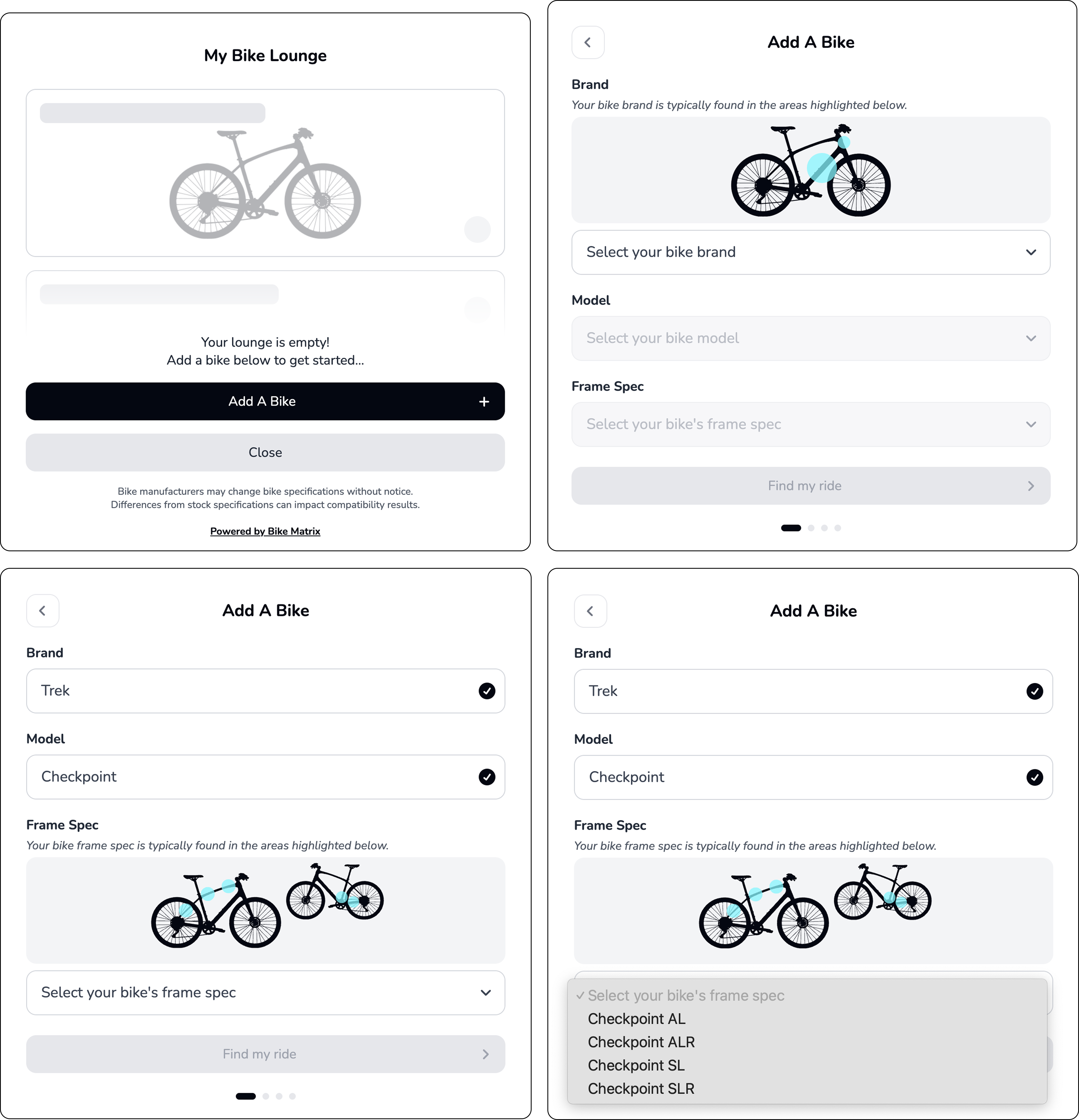 Bike Selector